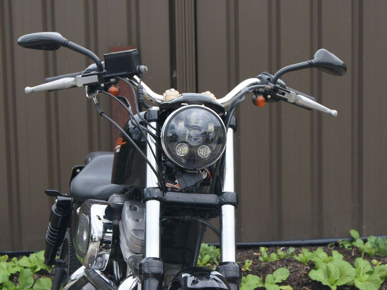 5-3/4 5.75 Inch Motorcycle LED Headlight for Harley Davidson Sportster  Yamaha Motorbike Accessories LED