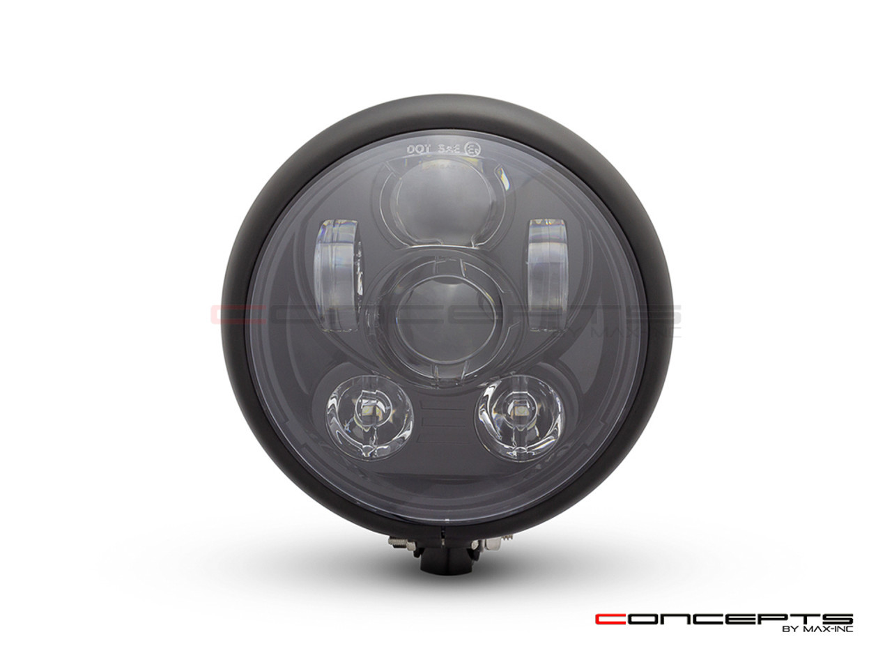 5.75 Black Six Projector LED Headlight Motorcycle Popular among