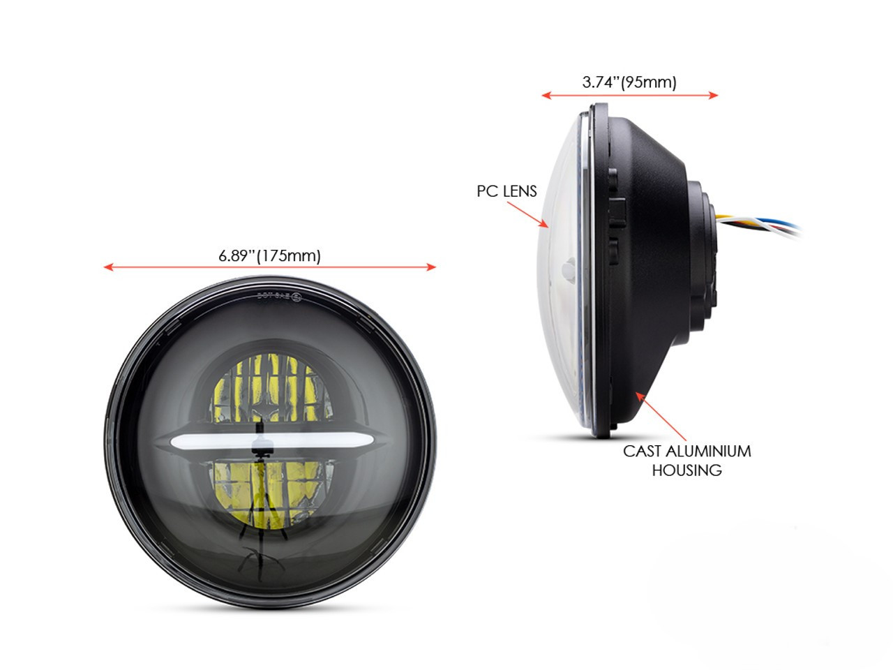 Side Mount Headlight | 5.75