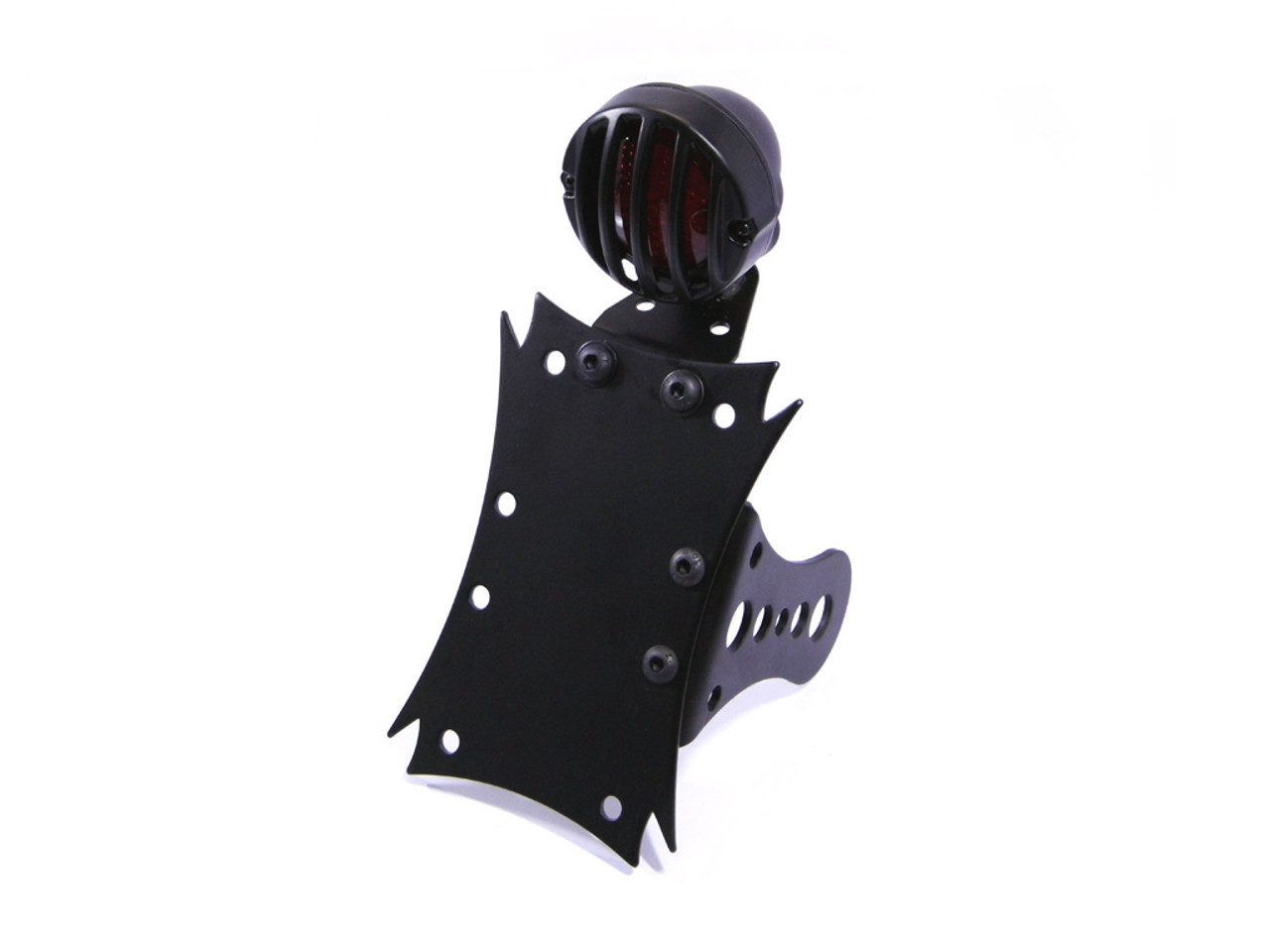 Side Mount Motorcycle License Plate Holder DIY Motorcycle Taillight