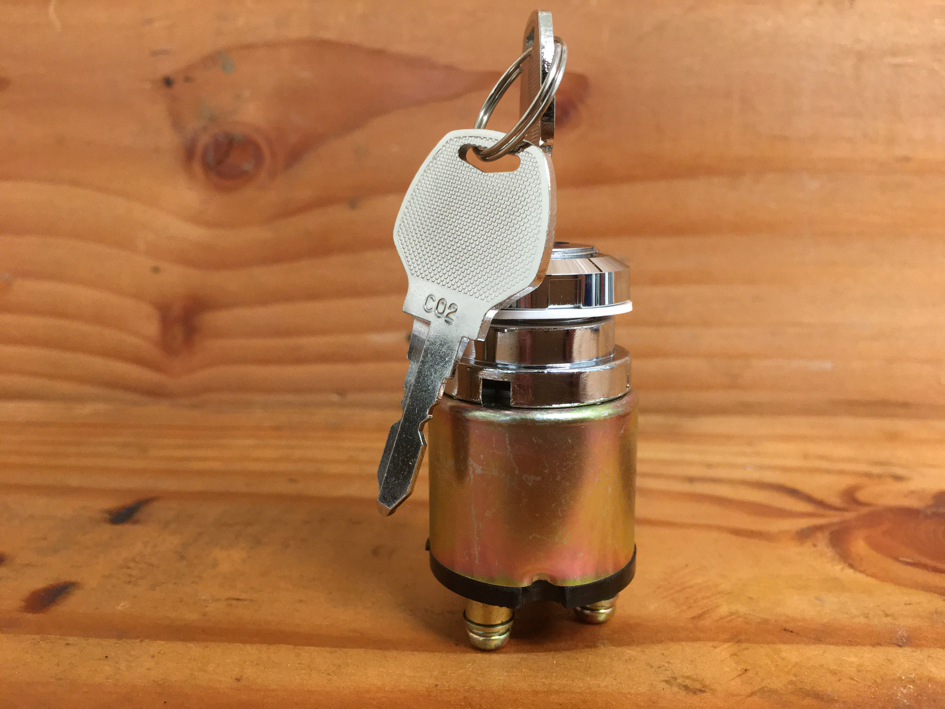 Universal Motorcycle 3 Position Ignition Key Switch Off-On-On | DIY Builder