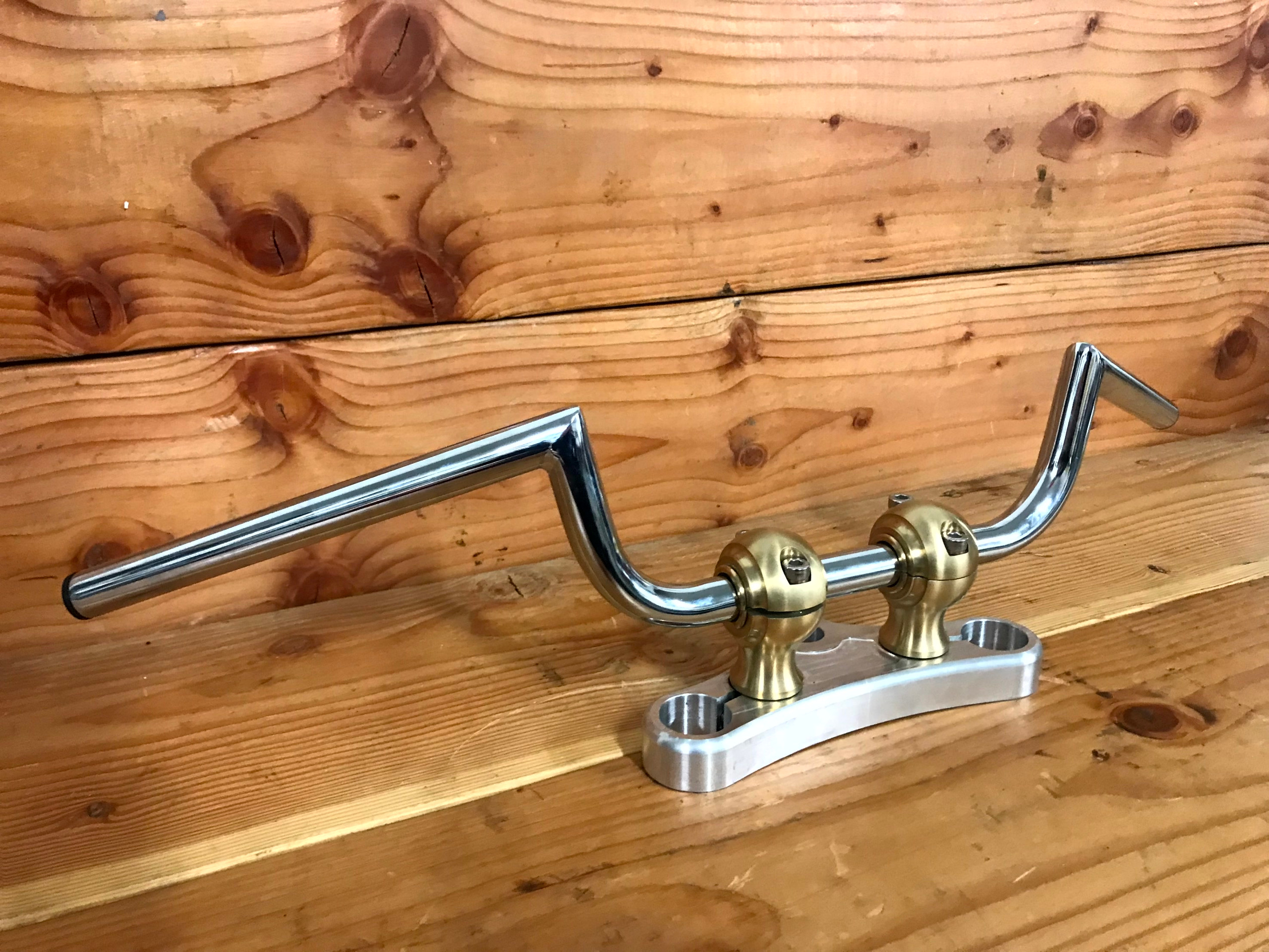 7/8ths Motorcycle Clubman Cafe Racer Chrome Handlebar | Retro Racer ...