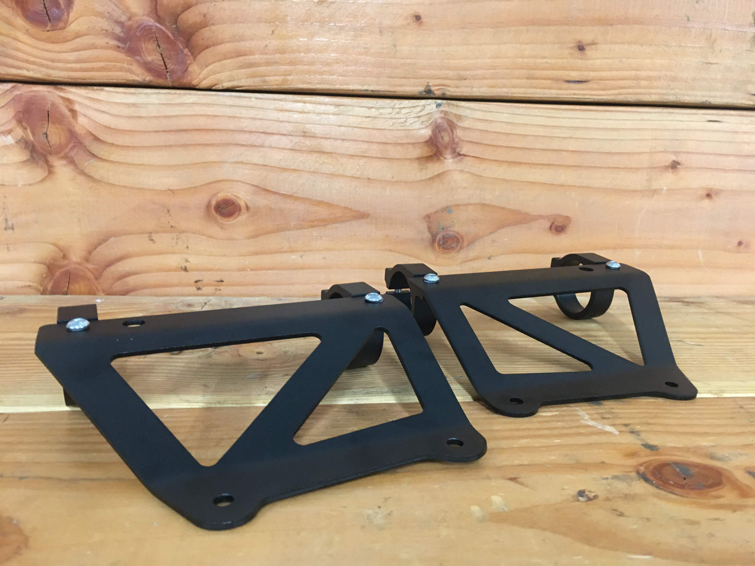 Universal 7 Inch Motorcycle Headlight Bracket, Both Sides Adjustable Headlight Mounting Bracket - View #3