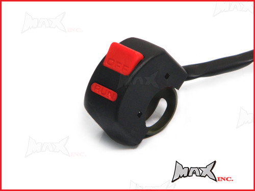 Motorcycle Universal Handlebar Mount On/Off Light Switch - Fits 7/8(22mm)