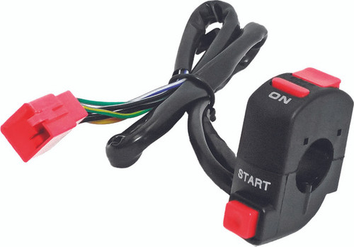 Motorcycle Engine Start | Stop Switch | 7/8ths or 22mm Handlebar | ON/OFF