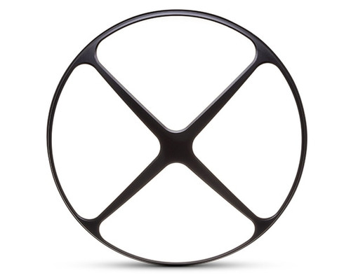 Motorcycle Headlight Guard Cover Cross Design 7 inch Black CNC Aluminum