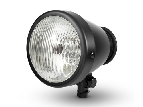 4.5 Inch Vintage Motorcycle headlight 12V Matte Black