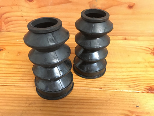 35mm x 58mm fork gaiters | 5.25" tall | Short Motorcycle Fork Gaiter