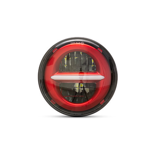 5.75" Red Classic / Modern LED Headlight Insert
