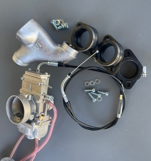 Virago 750-1100 TM38 Carburetor kit | Single Mikuni Carb Conversion For Yamaha XV Virago 750, Thru to 1100