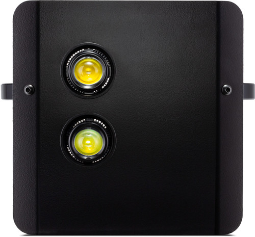 Motorcycle Headlight Super Hooligans | LED Projector "Omega" Mini Headlight Mask | Supermoto | front