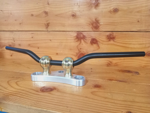 7/8ths Motorcycle Superbike Handlebars | Sporty Pull back and Rise | SuperBikers | Hooligan |