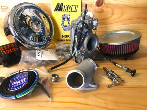 DynaTek 2000i EFI hsr42 Conversion Retro Fit kit Harley Davidson EFI to Carburetor Conversion Kit  1984-1999 Evo Big Twin HSR42  Mikuni