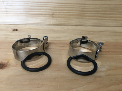 Chrome Intake Manifold Seal Clamp Set Kit Harley Panhead Ironhead Sportster