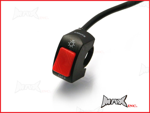 Universal Auxiliary Light Handlebar Mount On/Off Switch - Fits 7/8(22mm)