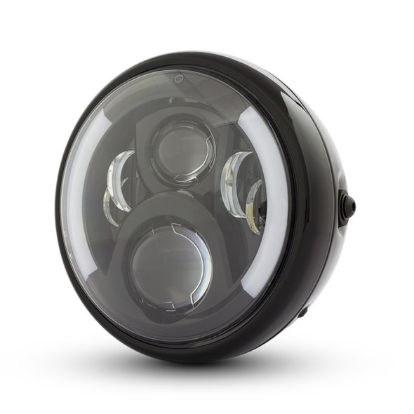 7" LED Projector Headlight Lens | Integrated turn Signal | Motorcycle 7" LED Projector Headlight Lens | Integrated turn Signal | Motorcycle