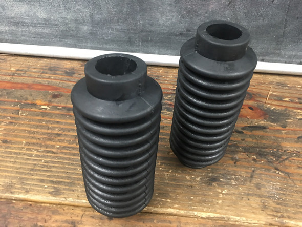 Universal Rubber Motorcycle Fork Cover Gators Boots Gaiters Dustproof 52x260-JAW Universal Rubber Motorcycle Fork Cover Gators Boots Gaiters Dustproof 52x260-JAW