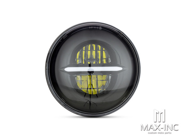 7" Black Classic / Modern LED Headlight Insert / Harley Davidson