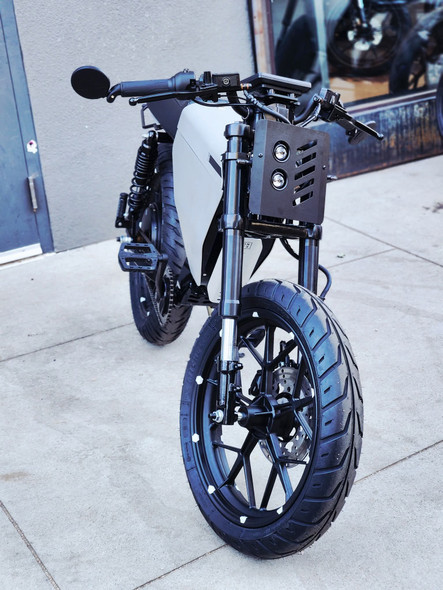 Onyx 80V RCR Electric Bike | Electric MotorBike Headlight Conversion | Hooligan Number Plate LED