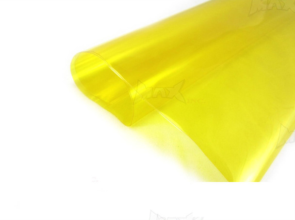 A Plus  Grade Self Adhesive Yellow Headlight Protective Film - 17x12 inches