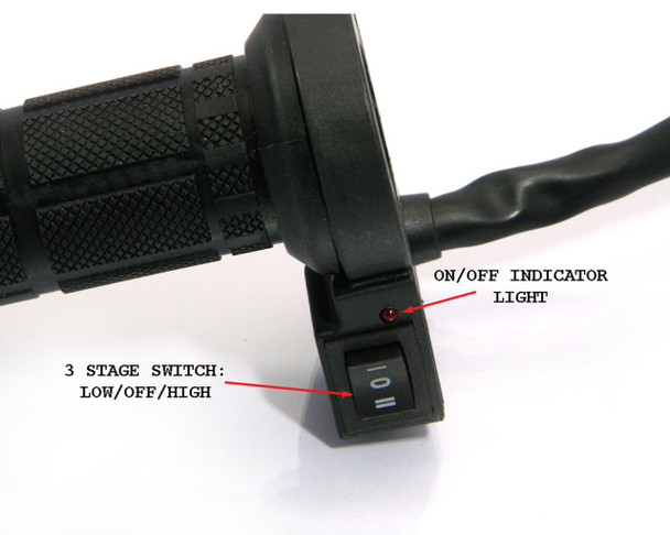 Heated Motorcycle grip