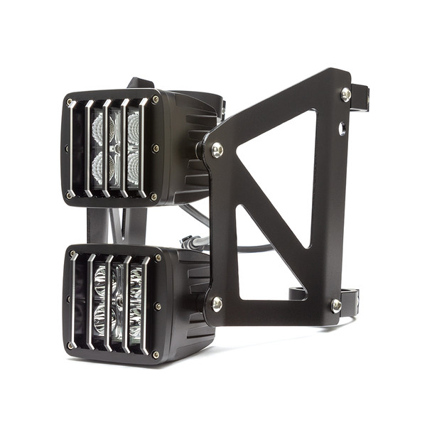 Dual Stacked Motorcycle LED Headlight | | Multiple Fork Size | Street Fighter |  Bike