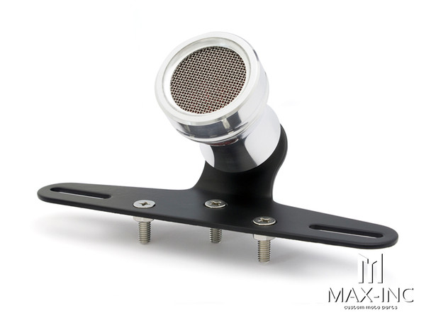 Here's a product description:
This polished alloy mesh grill features a built-in LED stop/tail light, perfect for adding a custom touch to your motorcycle. Its high-quality construction ensures durability, while the sleek design complements various motorcycle styles, including Harley-Davidsons, cafe racers, scramblers, rat bikes, choppers, and more.
**Features:**
*   Bright LEDs for excellent visibility
*   Polished alloy housing and bezel for a premium look
*   Metal mesh grill with a black finish
*   Metal license plate bracket with tail light (red), stop light (red), and license plate light (white) functions
*   Red lens for a classic appearance
**Specifications:**
*   12 volts
*   Dimensions: Please see product images
**Package includes:** 1 x LED rear light. Here's a product description:
This polished alloy mesh grill features a built-in LED stop/tail light, perfect for adding a custom touch to your motorcycle. Its high-quality construction ensures durability, while the sleek design complements various motorcycle styles, including Harley-Davidsons, cafe racers, scramblers, rat bikes, choppers, and more.
**Features:**
*   Bright LEDs for excellent visibility
*   Polished alloy housing and bezel for a premium look
*   Metal mesh grill with a black finish
*   Metal license plate bracket with tail light (red), stop light (red), and license plate light (white) functions
*   Red lens for a classic appearance
**Specifications:**
*   12 volts
*   Dimensions: Please see product images
**Package includes:** 1 x LED rear light.