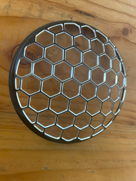 HoneyComb Style Stone Guard | Motorcycle Rock Guard | Headlight Cover