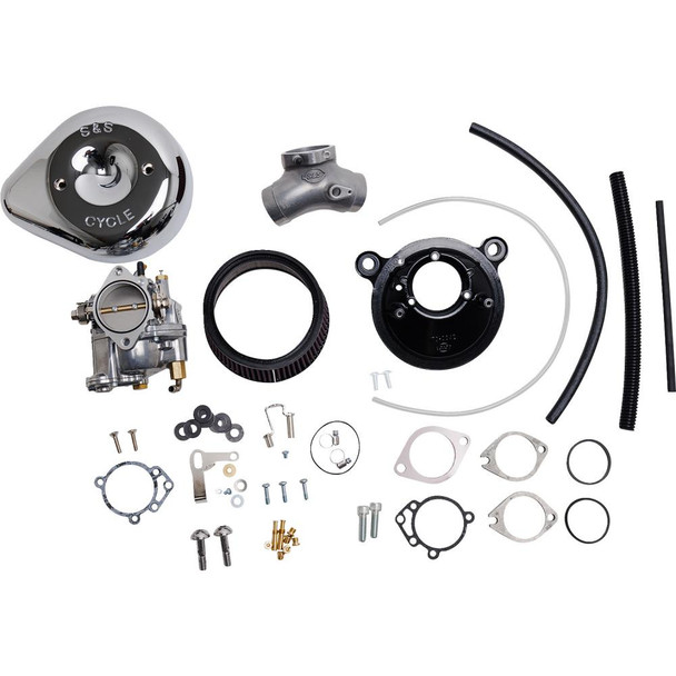Super E Carburetor with Stealth Air Cleaner Kit Harley 06' Twin Cam