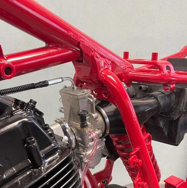 Yamaha Kick Start TT XT600 Mikuni TM38 Flatslide Single Carb Conversion Kit