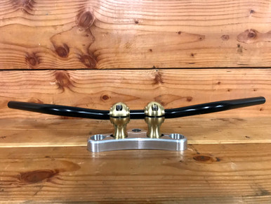 Motorcycle handlebars Black Cafe Racer Steel Drag Bars fits- 7/8 (22mm)