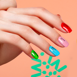 MUKA, letsmuka, Soft Anatomic Nails, Nail friendly manicure, Code & Go, minimalistic, minimalist, simple, letters, text, numbers, html, code, programming, web, www, colors, colours, colorful, colourful, green, lime, navy, navy blue, blue, cyan, red, black, magenta, pink, aquamarine,