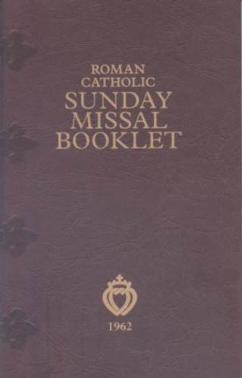 Roman Catholic Sunday Missal Bookleta Latin English Missal