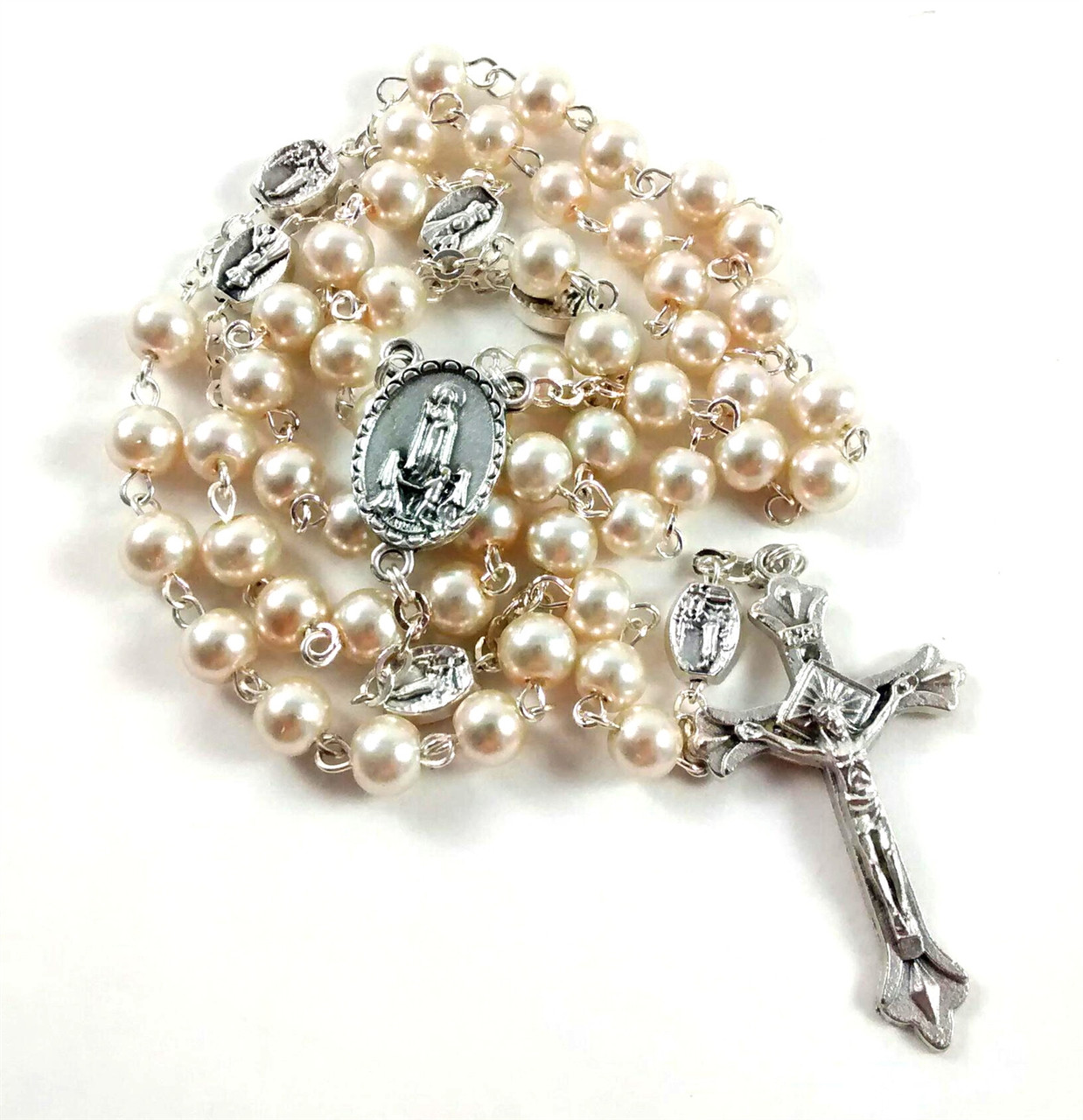Our Lady of Fatima with Relic 100th Year Rosary