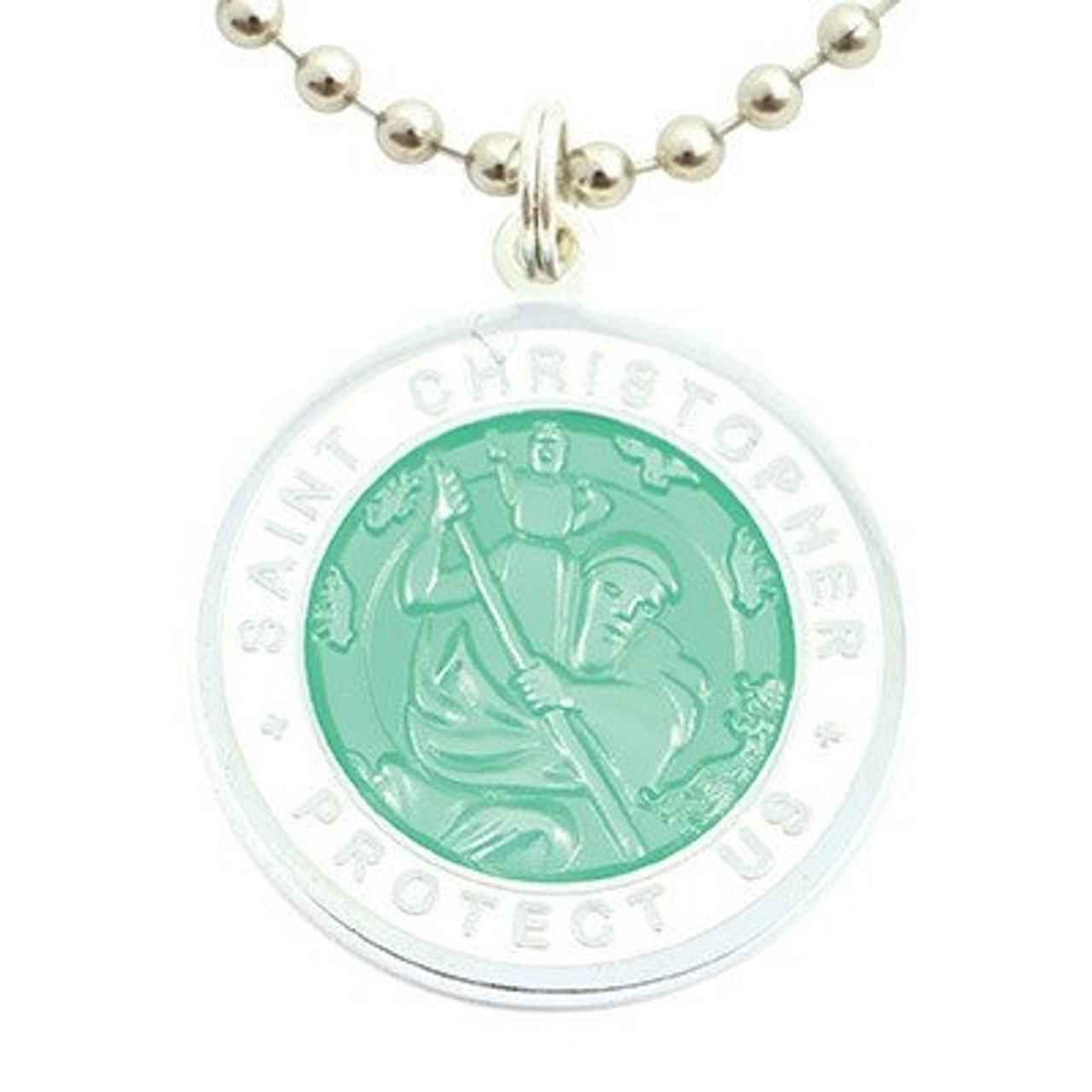 St. Christopher Small Necklace – San Diego Surf Company