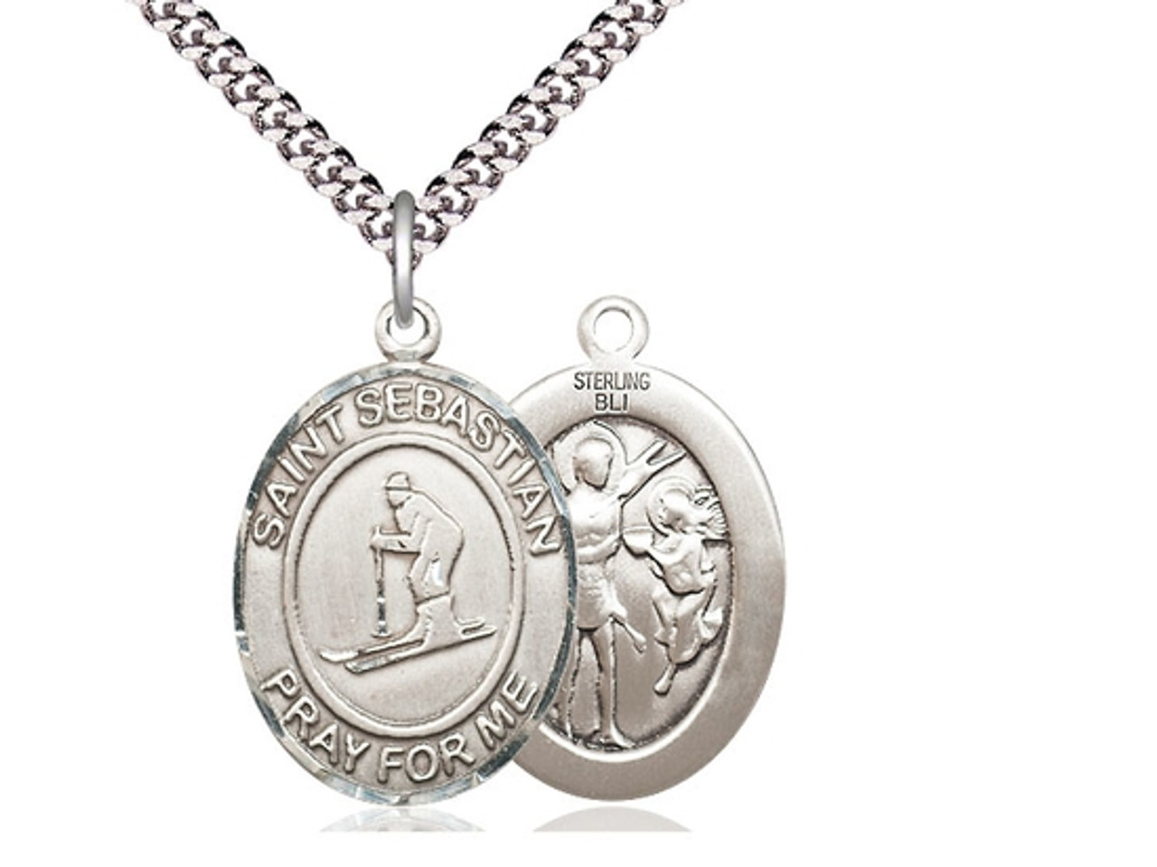 Saint sebastian store necklace