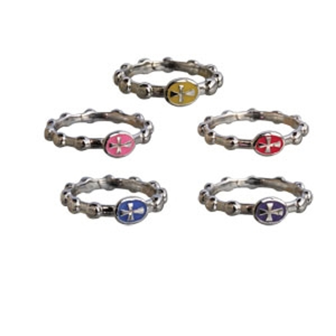 Side Cross Rosary Ring – Mayas Gems