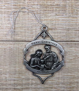 Christ Cathedral Holy Family Christmas Ornament Christ Cathedral Holy Family Christmas Ornament