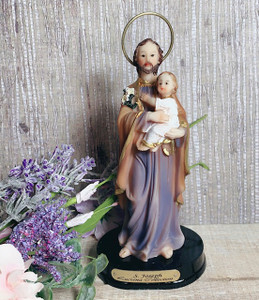 Saint Joseph with Child 5inch Statue P05JO-1