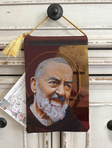 Velvet HD Print Blessings Pouch Padre Pio