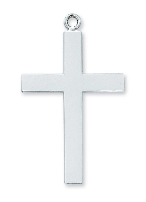 Sterling Silver Cross with Lord's Prayer L8020