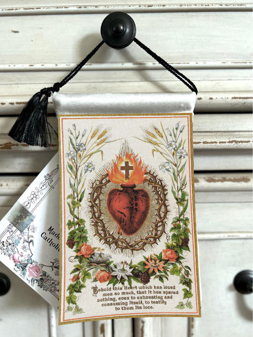 Velvet HD Print Blessings Pouch Behold the Heart