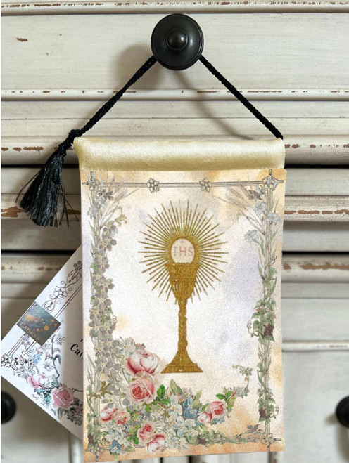 Velvet HD Print Blessings Pouch The Eucharist