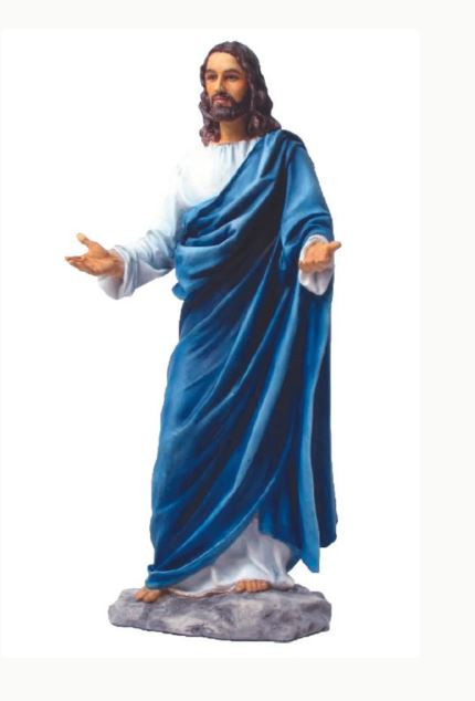 Welcoming Christ in Fully Hand-Painted Color