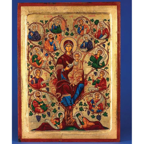 Mary Tree of Life (Genealogy of Mary)- Gold Leaf