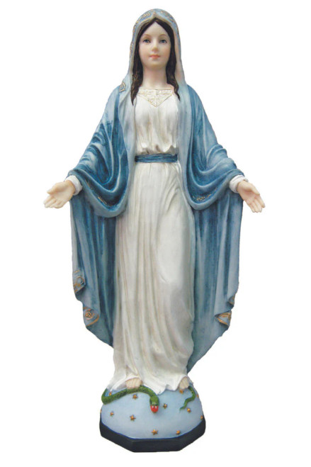 SR-75009-C Lady of Grace in Fully Hand-Painted Color