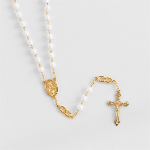 White Marriage Rosary for Brides