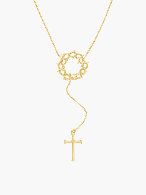 Crown of Thorns Y Necklace