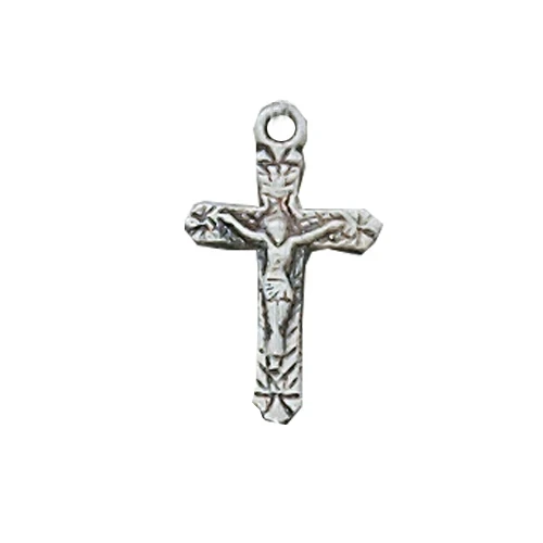 Sterling Silver Crucifix on 16" Chain L66