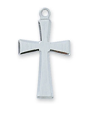 Sterling Silver Cross on 18" Chain L7011